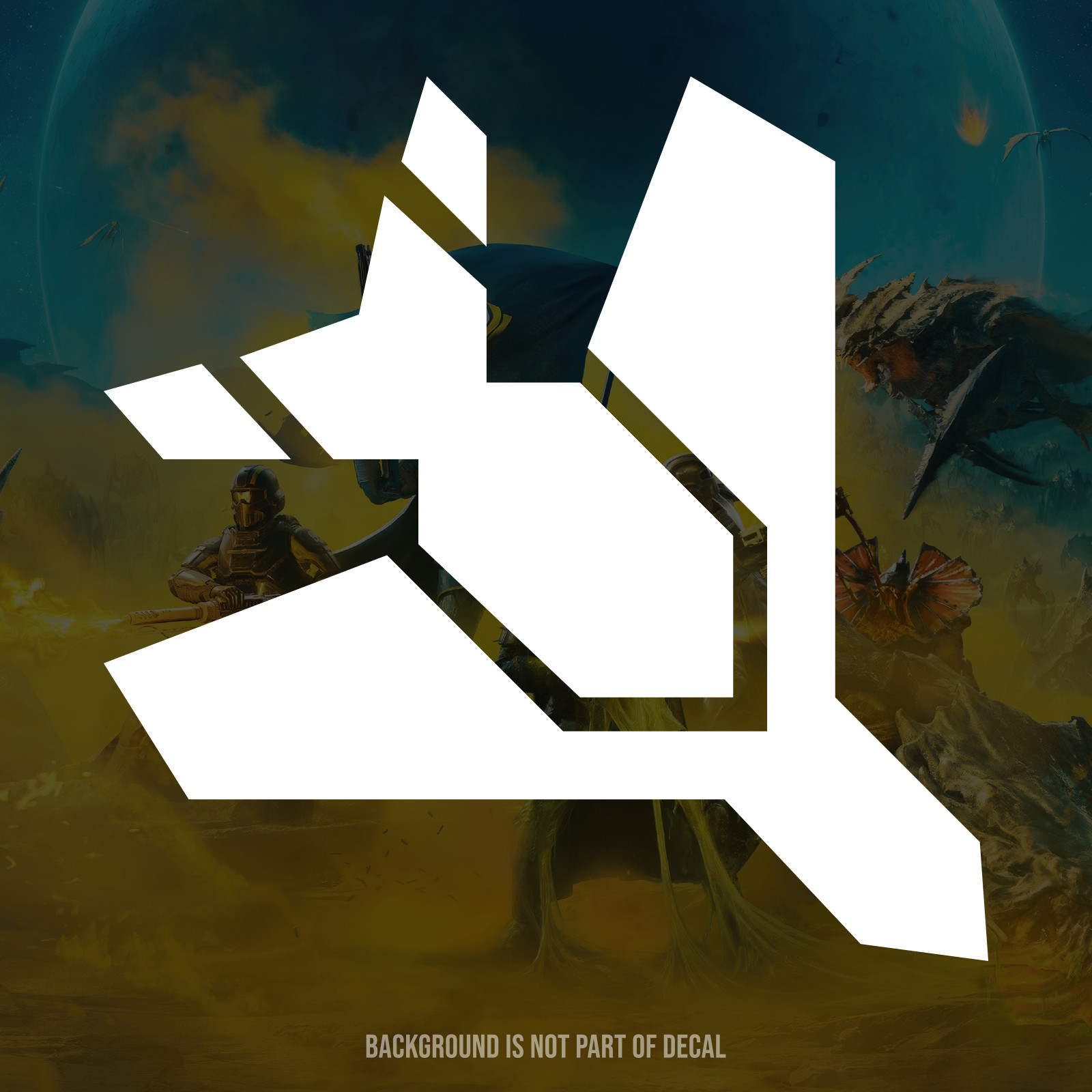 Helldivers 2 Eagle 500kg Bomb Vinyl Decal Sticker