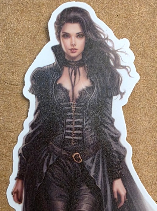 Halloween Sticker Girl Witch Vampire Ghost Gothic Steampunk Punk Emo Anime Manga