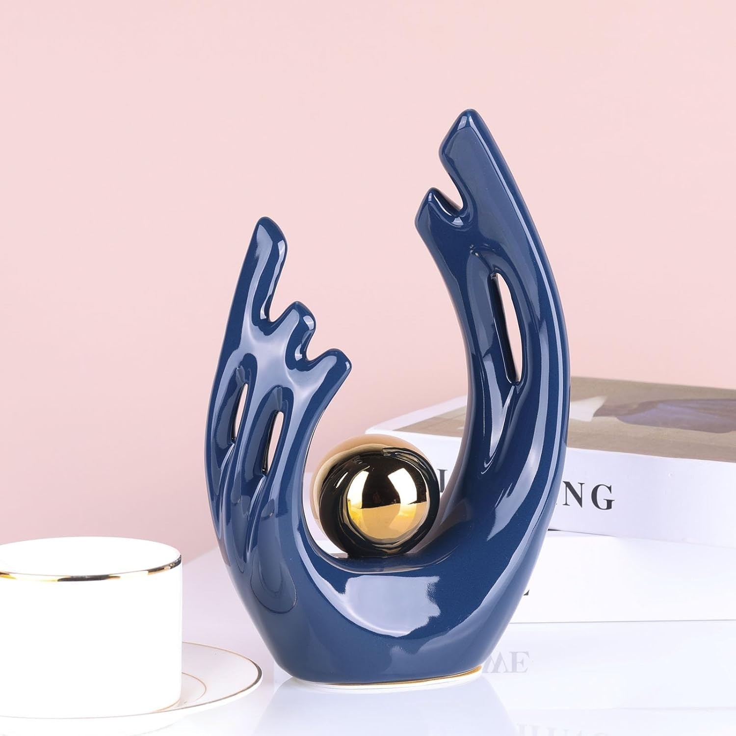 Handcrafted Abstract Sculpture – Artistic Room Accent