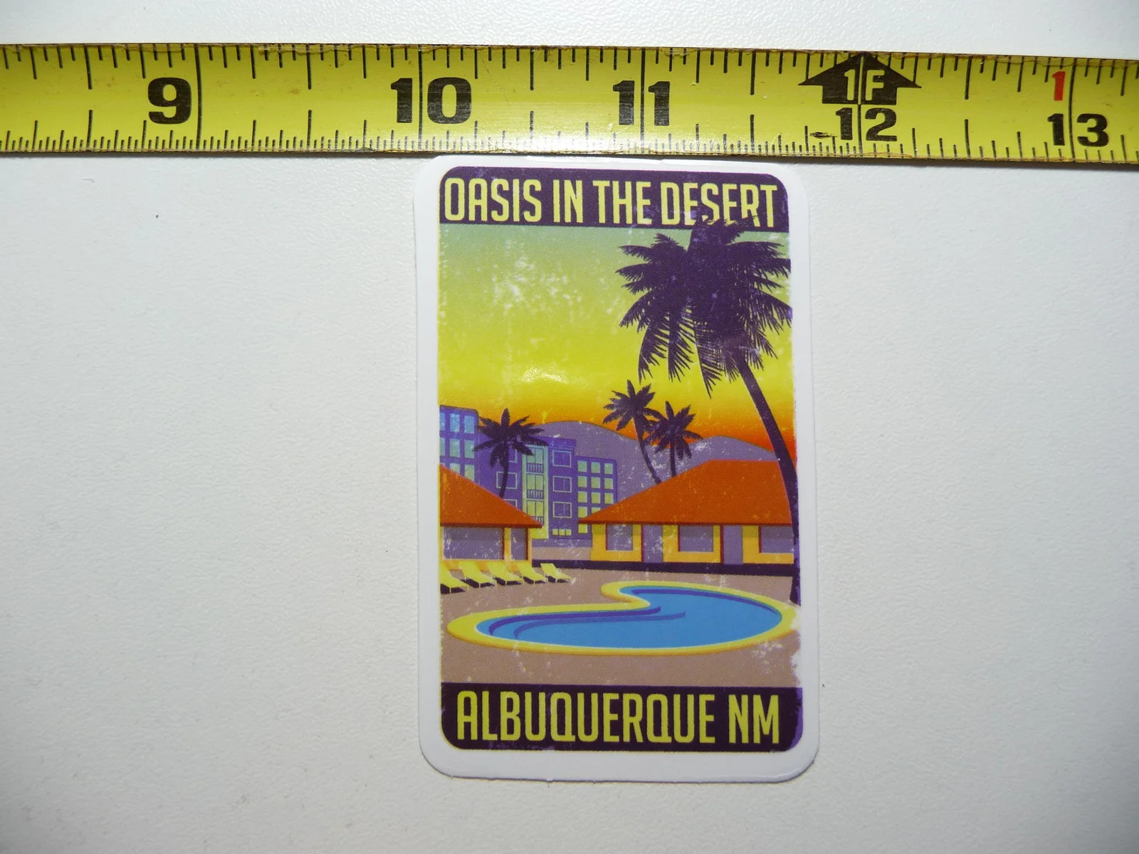 OASIS ALBUQUERQUE NEW MEXICO SMALL STICKER DECAL TRAVEL VACATION ON HOLIDAY