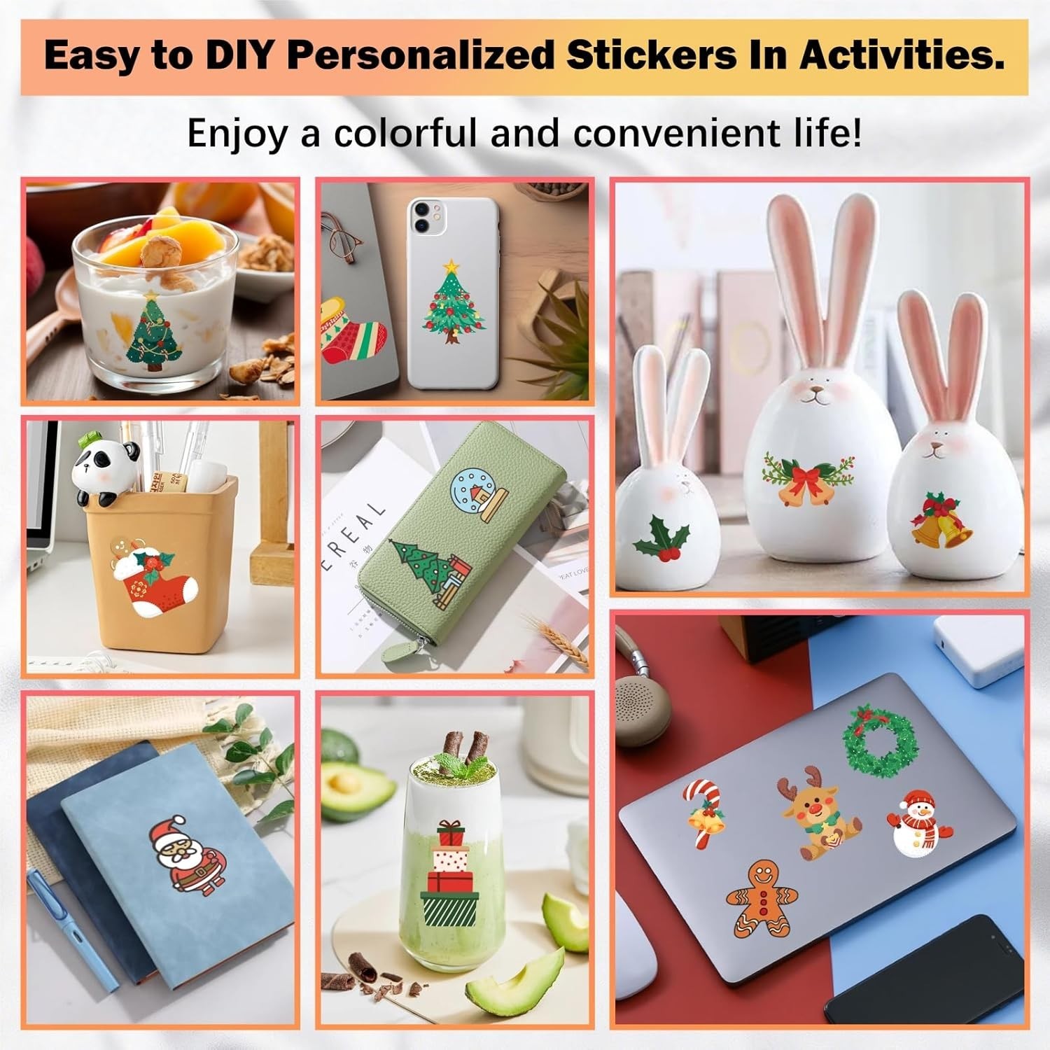 30 Sheets Printable Vinyl Sticker, Vinyl Glossy White Waterproof Sticker,Sui…