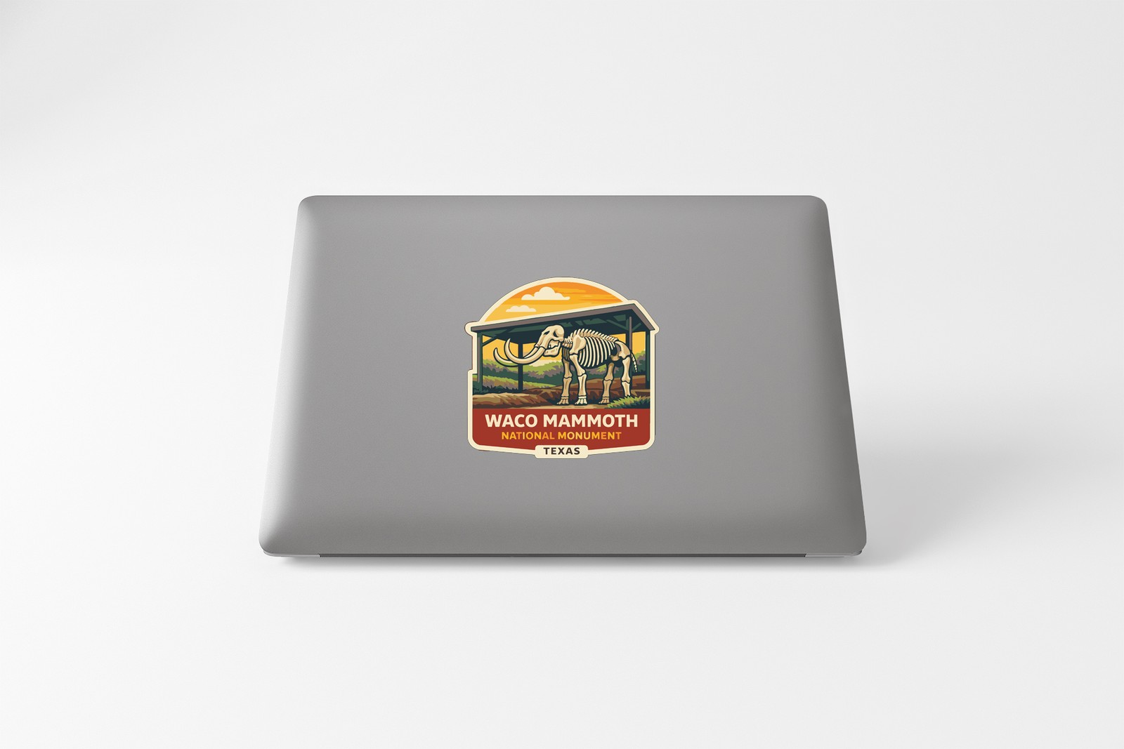 Waco Mammoth Texas Sticker Decal Vinyl Die-Cut US National Monuments Series