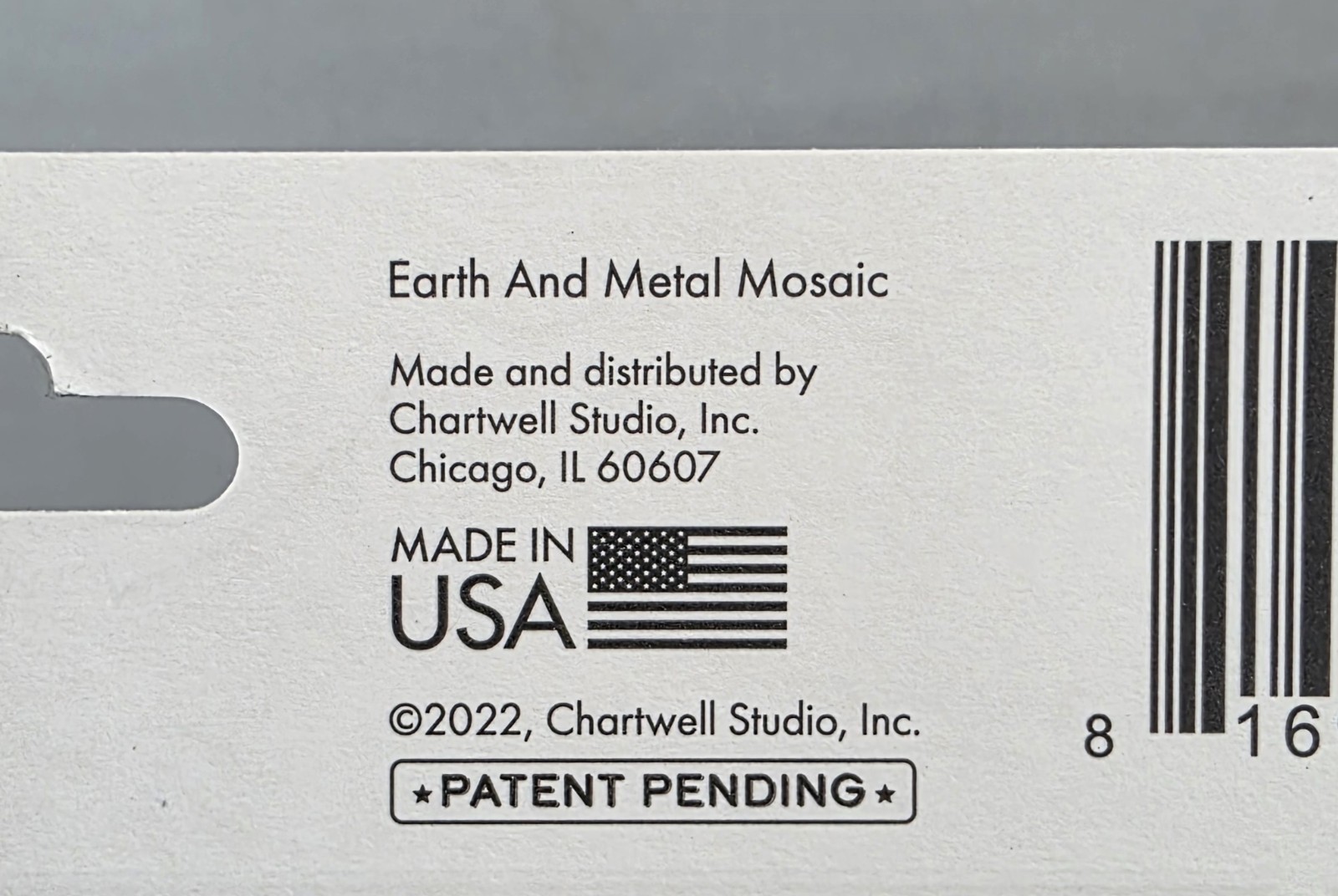 Main St Wall Creations Earth & Metal Mosaic -18- Peel & Stick Tile Decal Panels