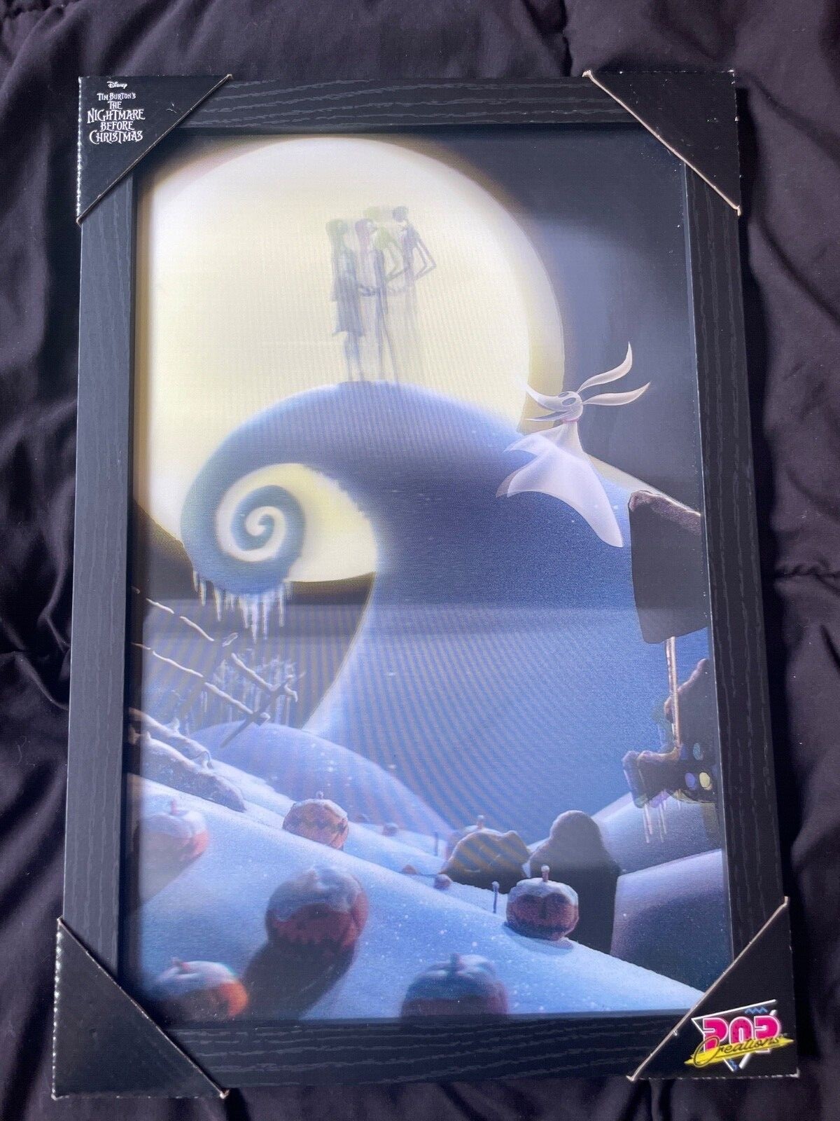 Jack Skellington Sally and Zero Top of hill scene The Nightmare Before Christmas