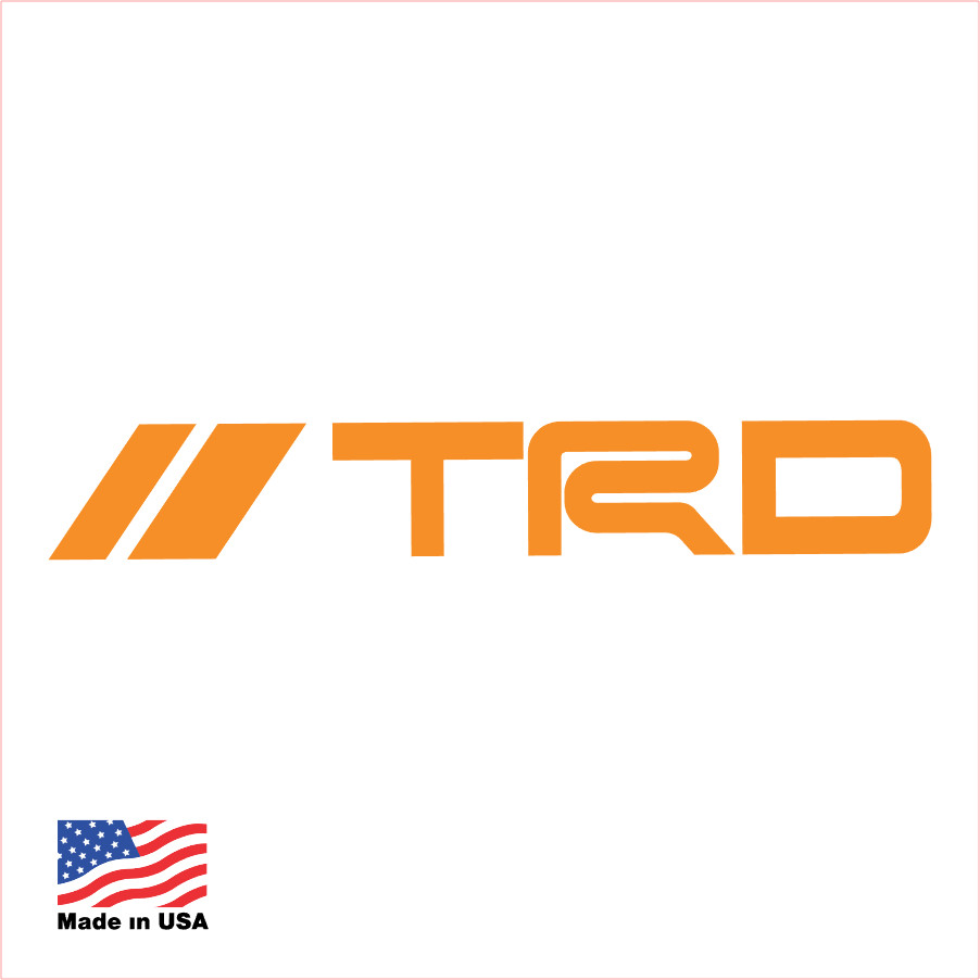 Toyota Racing Development TRD Decal – Many colors available – Free Shipping