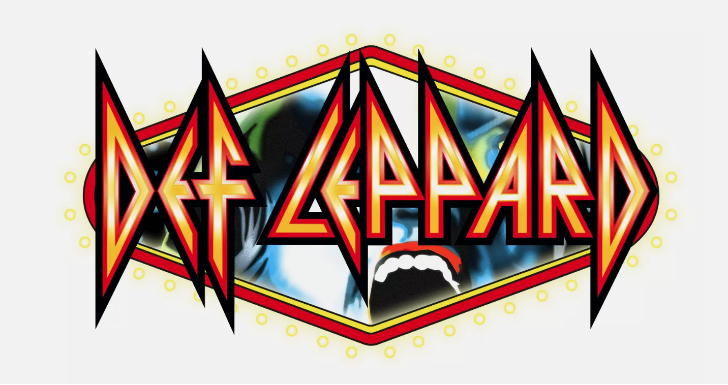 Def Leppard Logo Vinyl Sticker Decal rock band Laptop Wall Mirror Tumbler