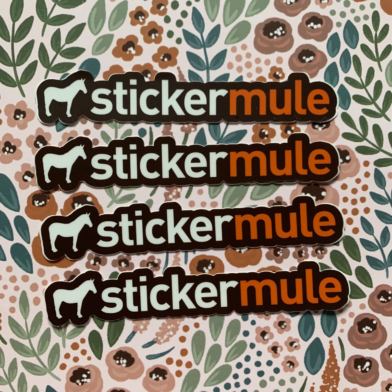 Set of 8 Sticker Mule Logo Vinyl Stickers Decals Pack Lot Cartoon Donkey Cute
