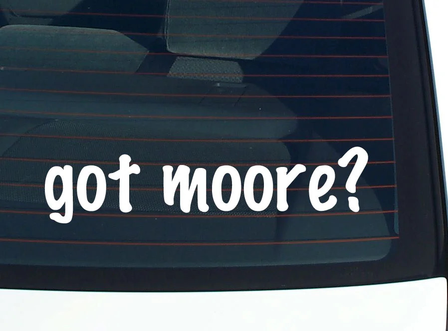 got moore? FUNNY VINYL CAR DECAL STICKER FAMILY LAST NAME