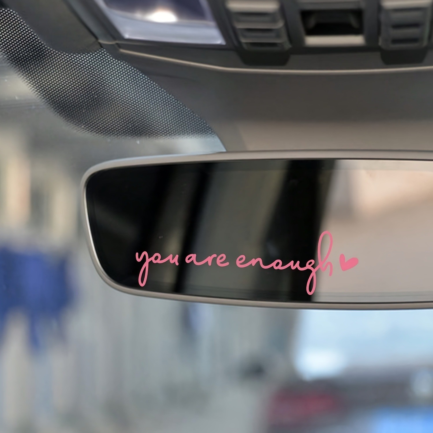 Inspirational Durable Multi-Surface Motivational "You Are Enough" Vinyl Stickers