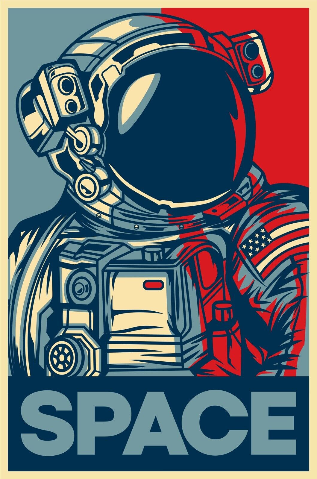 Astronaut Space Sticker Decal