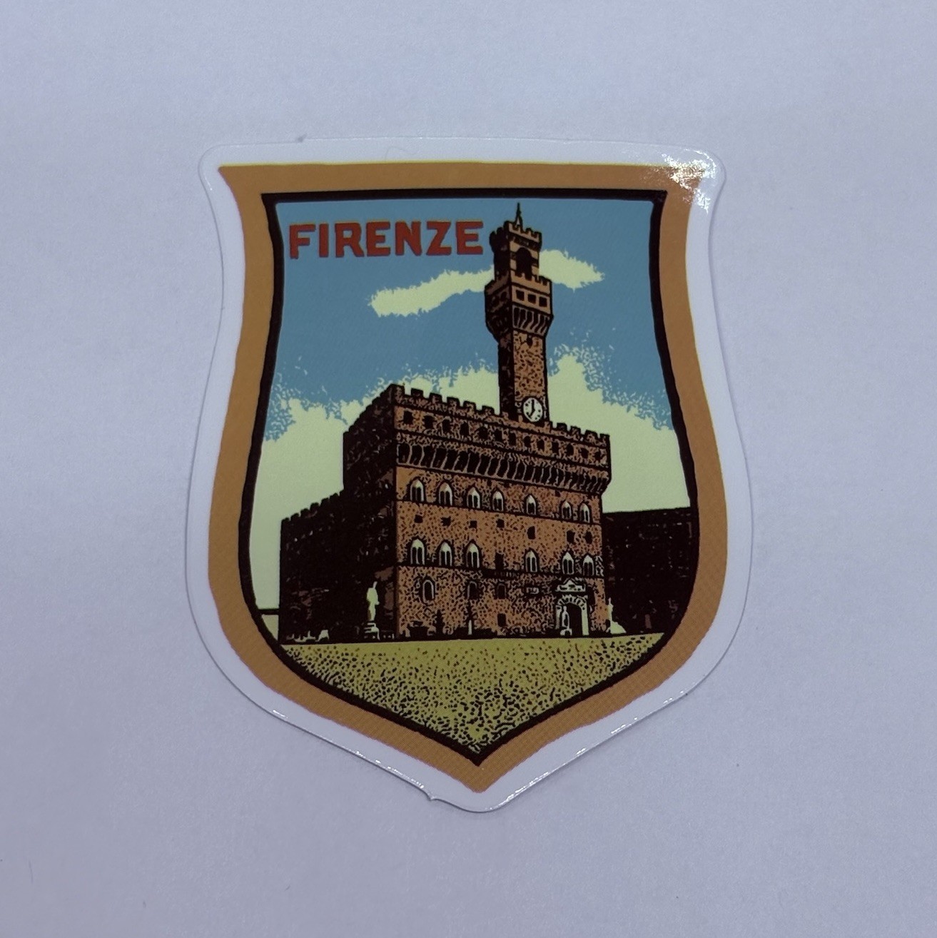 Florence Palazzo Vecchio Sticker Travel City Tour Art Decal Vinyl Souvenir Tc9