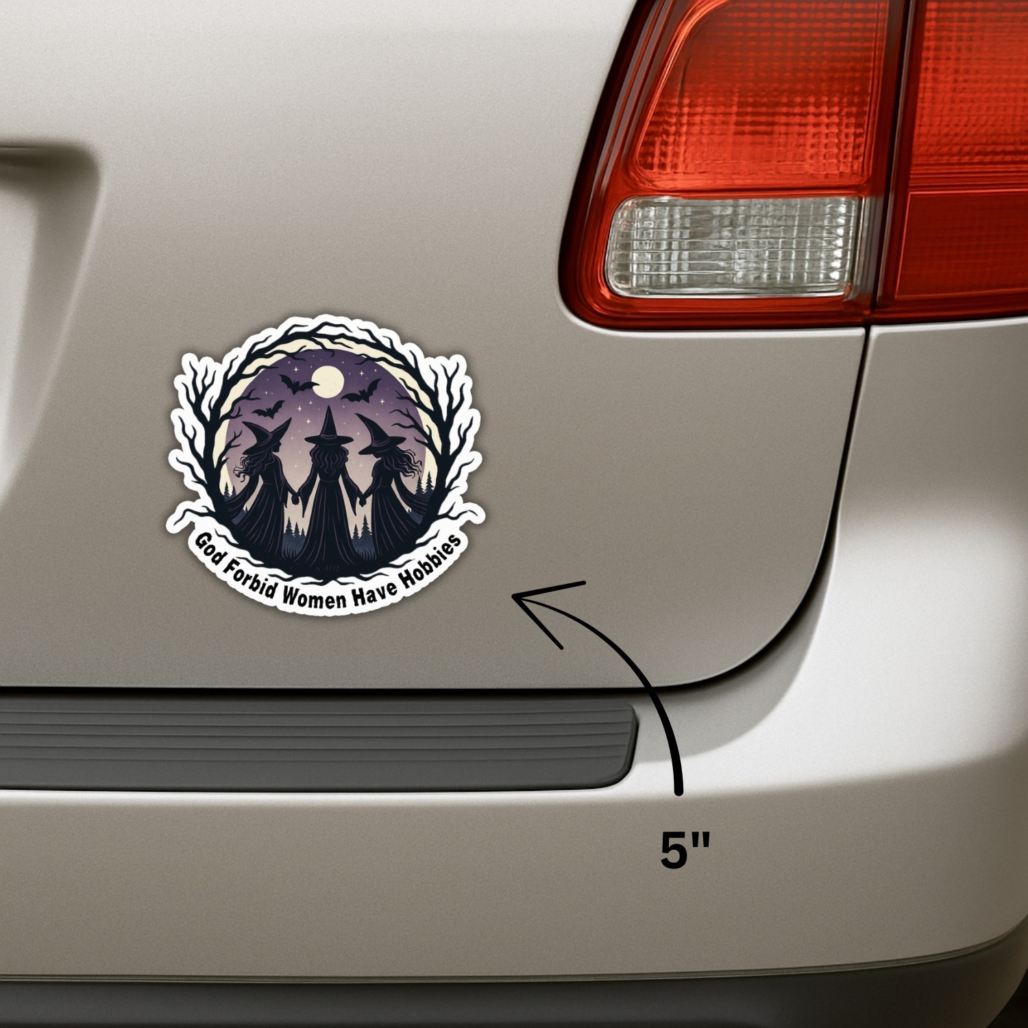 4pcs God Forbid Women Have Hobbies Stickers – Feminist Vinyl Decals