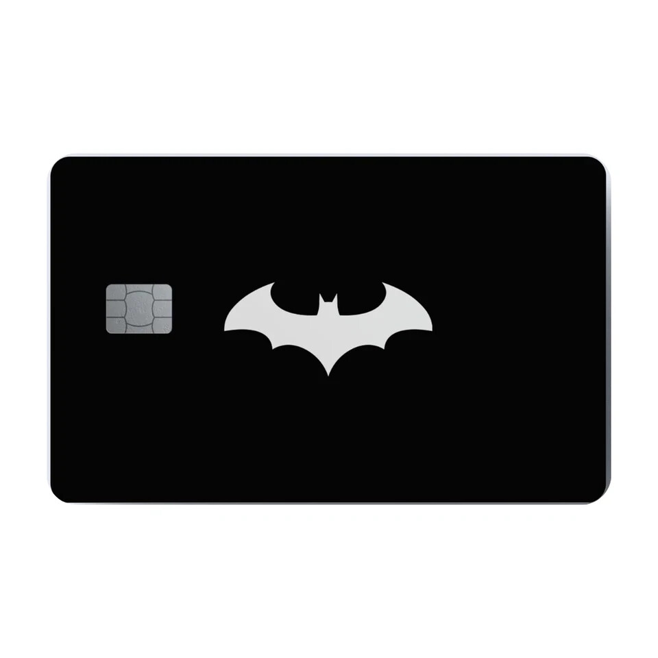 Batman Custom Vinyl Credit Card Sticker