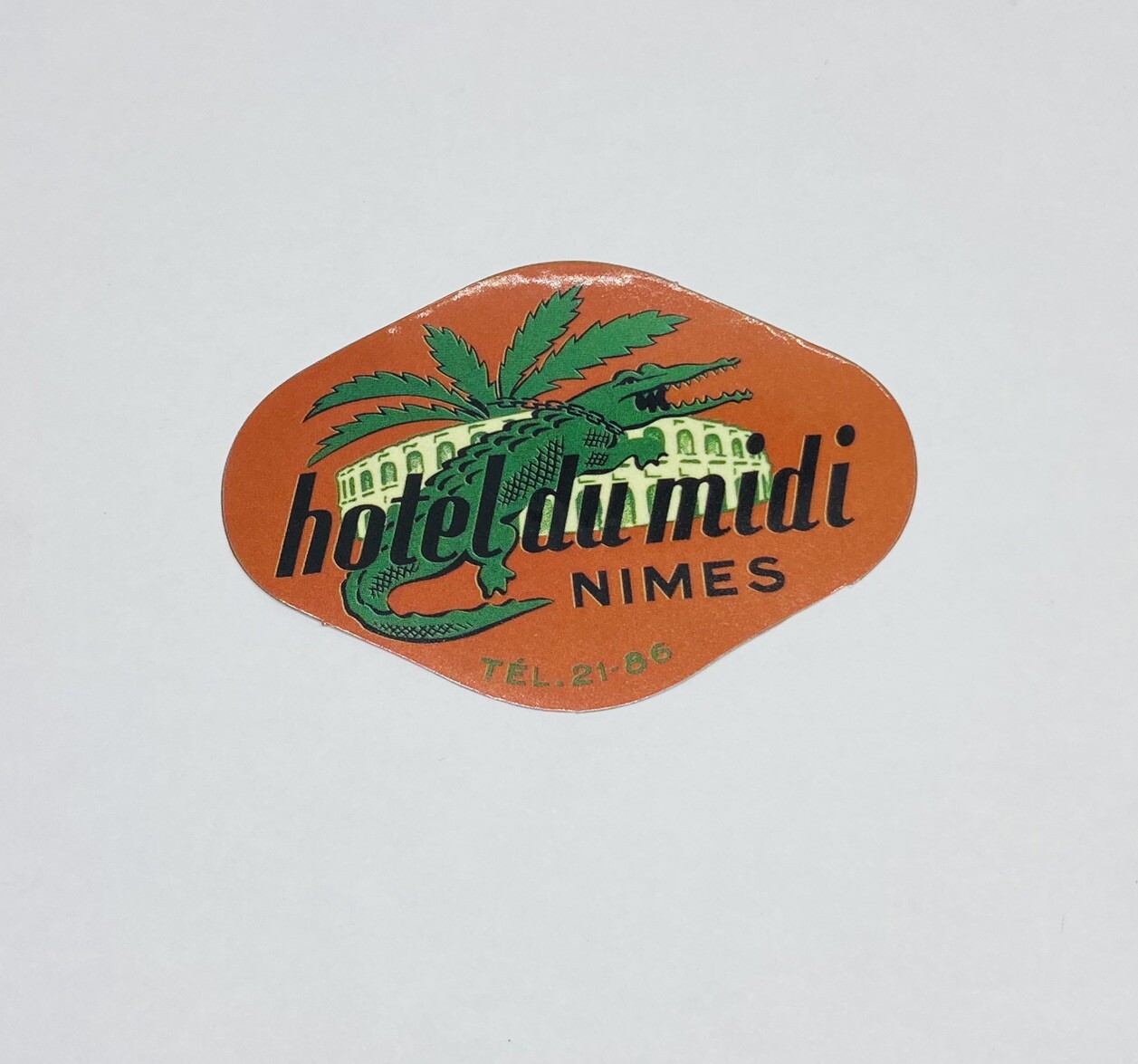 Hotel Du Midi Sticker France Art Decal Vinyl Travel Souvenirs Tc6