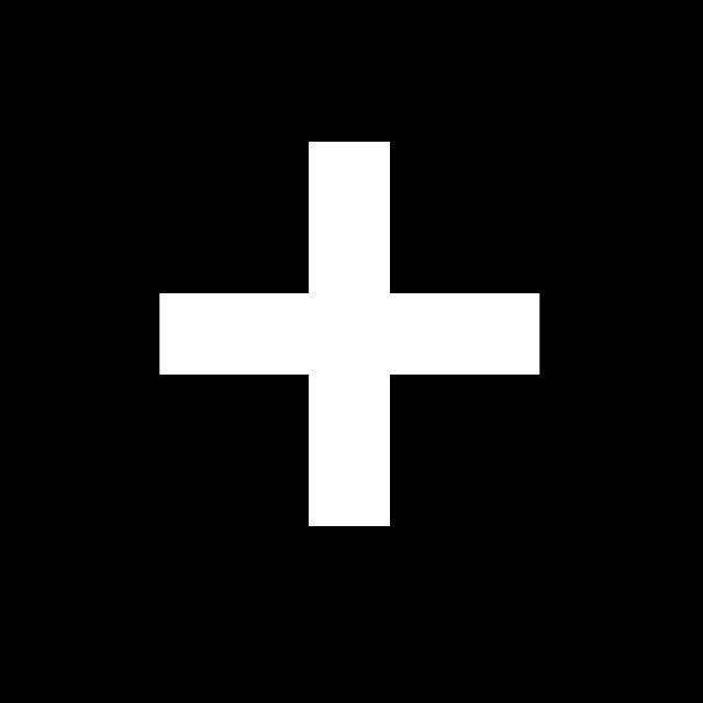 PLAIN CROSS Solid Outline Vinyl Decal Sticker – FREE USA SHIPPING