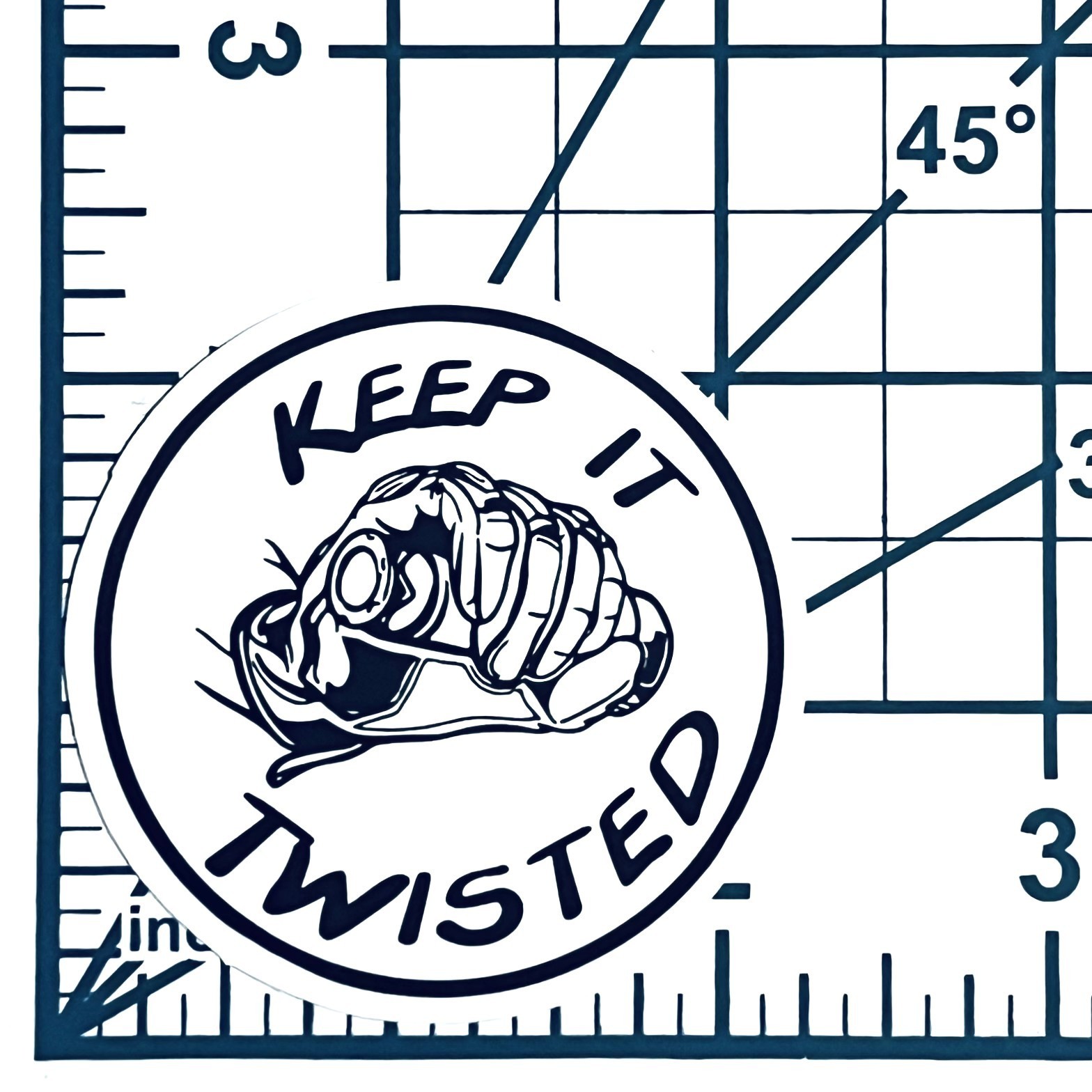 Keep It Twisted Vinyl Sticker Die Cut Decal Motorcycle Biker Throttle Moto Art