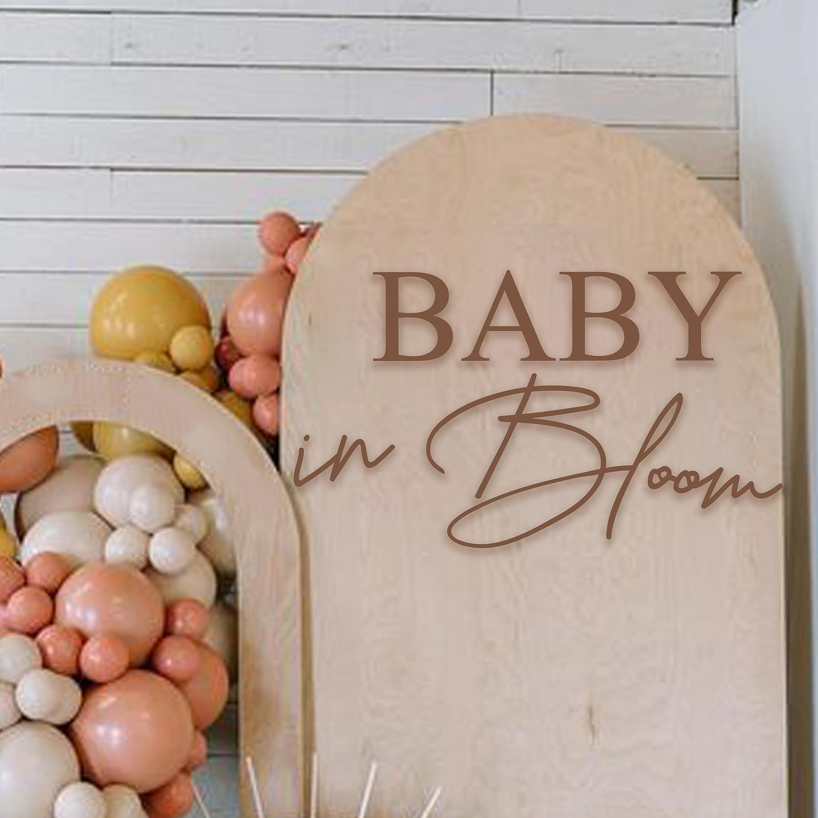 Baby in Bloom Decal Sign – Girl or Boy Baby Shower Decal,Gender Reveal Sign D…
