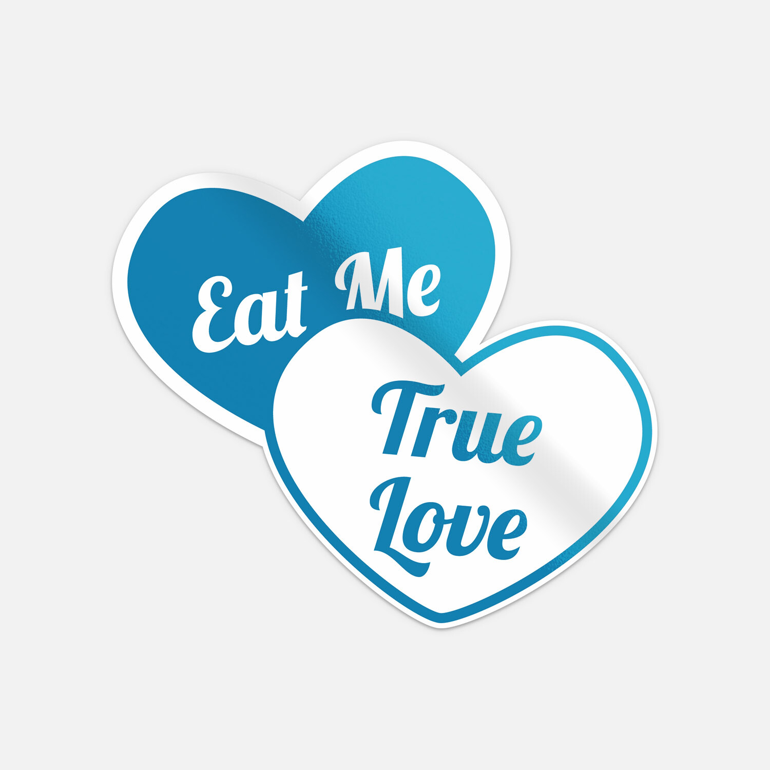 Eat Me True Love Candy Vinyl Sticker Decal