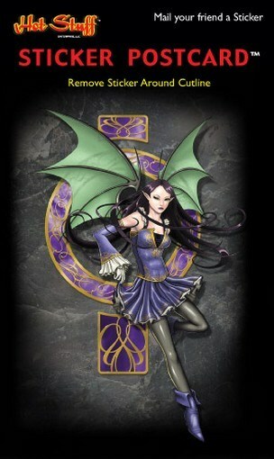 STICKER POSTCARD – GOTHIC FAIRY II – NEW FAIRIES – PRINT IMAGE PHOTO -G10