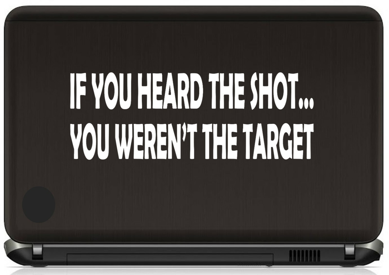 If You Heard The Shot Decal Sticker Designated Marksman Military Sniper