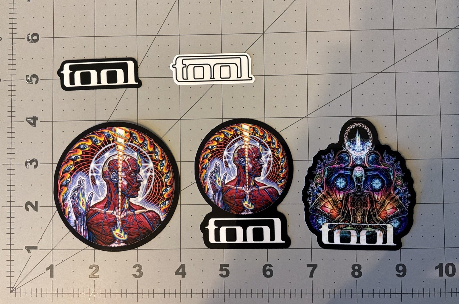 Tool Stickers Band 5 Sticker Lot