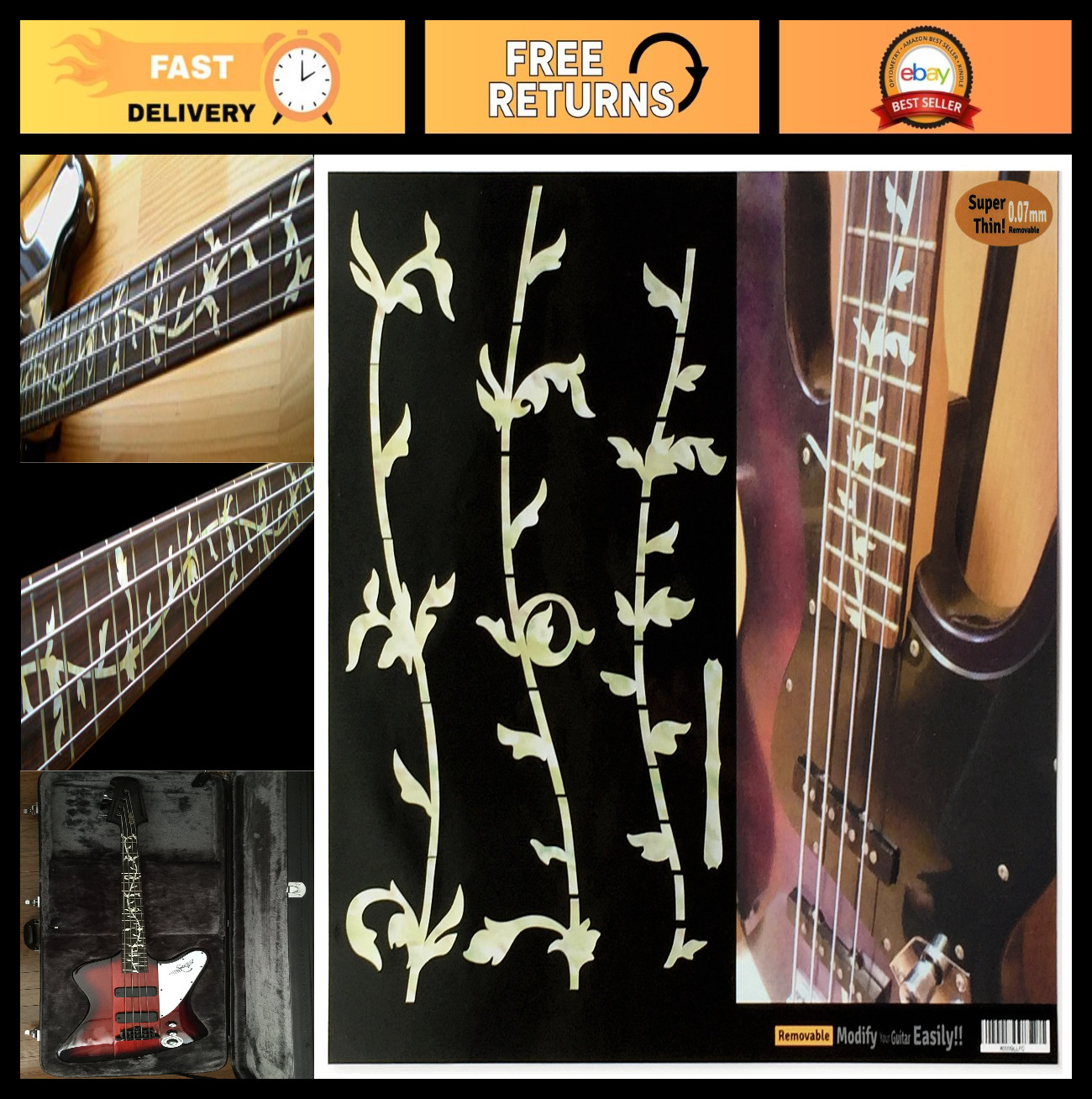Custom Inlay Stickers Decals for Crafts – Durable, Waterproof, Easy to Apply