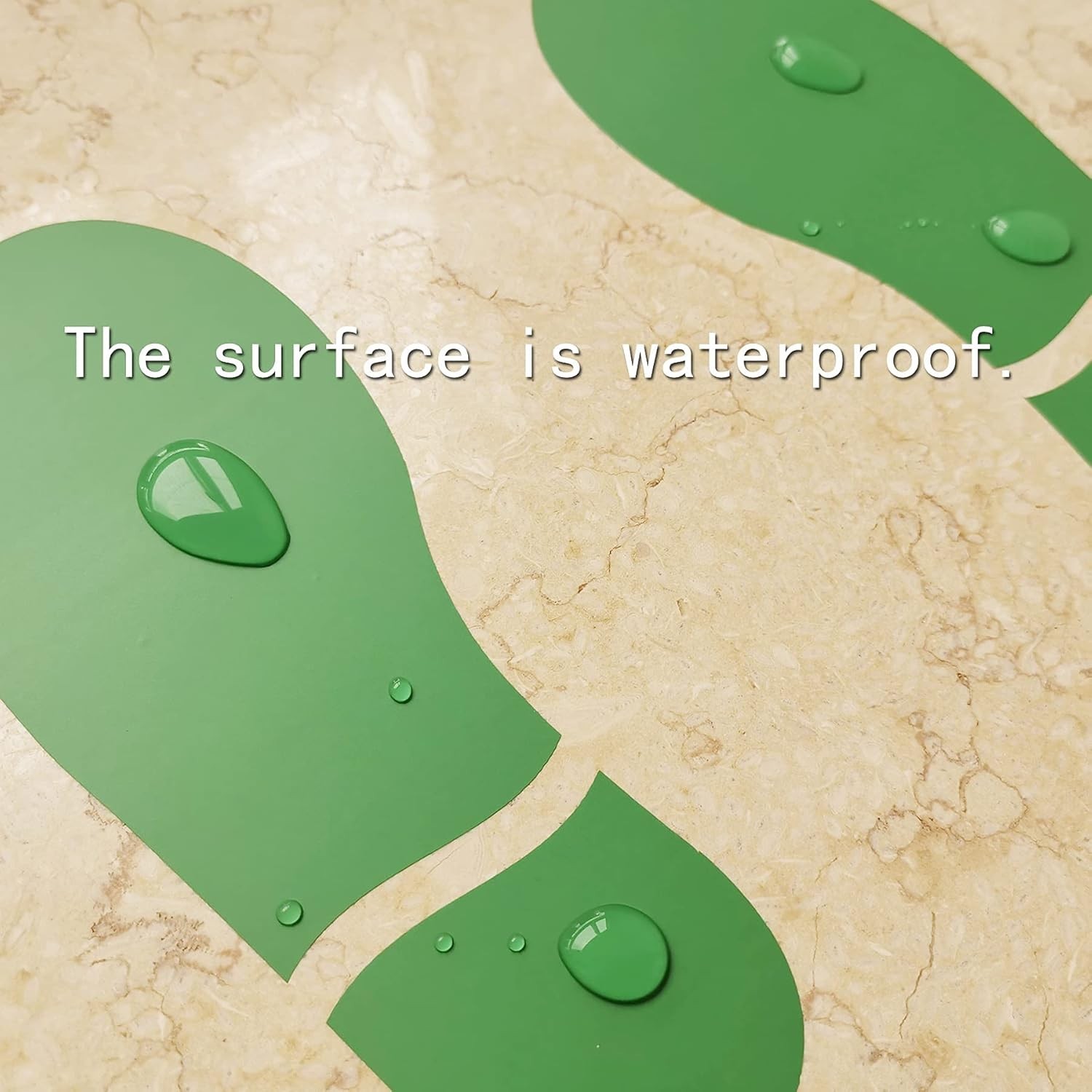 20 Pairs 40 Prints Green Footprints Floor Decals 7 Inch Shoe Stickers Feet Di…
