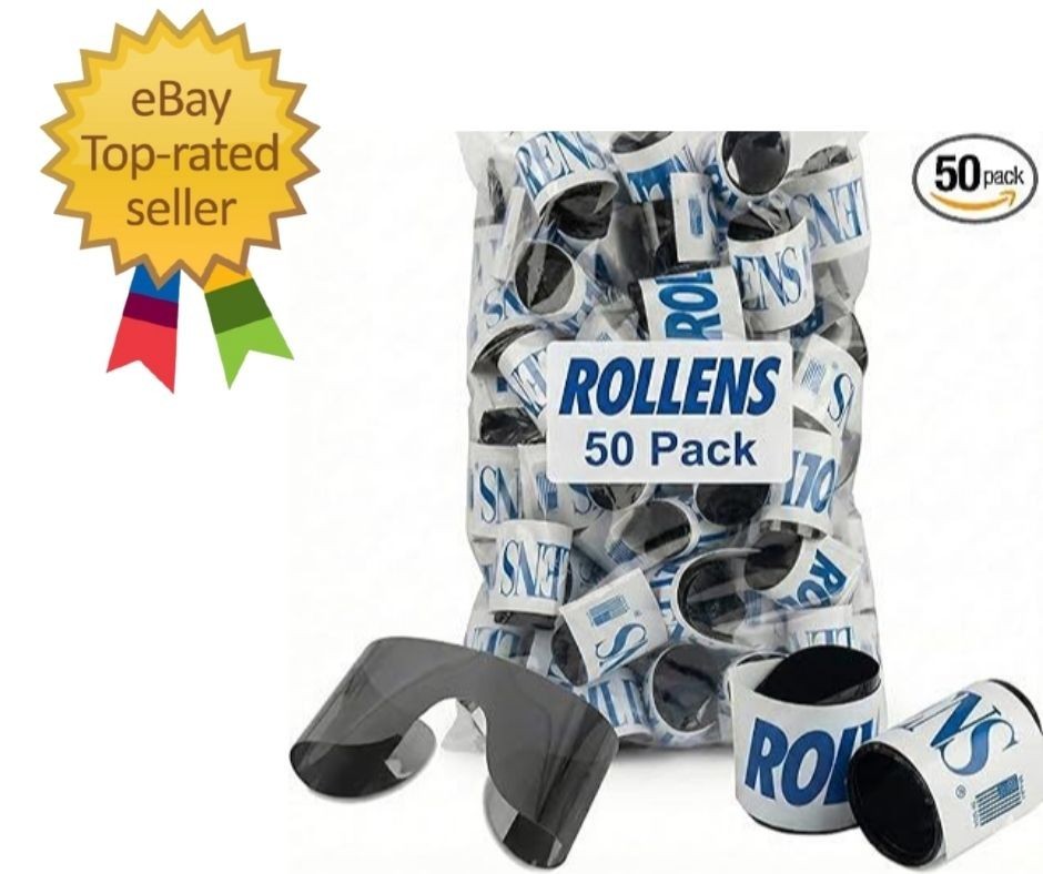 Disposable Wrap Around Sunglasses 100 Count Rollens Post Mydriatic Specs
