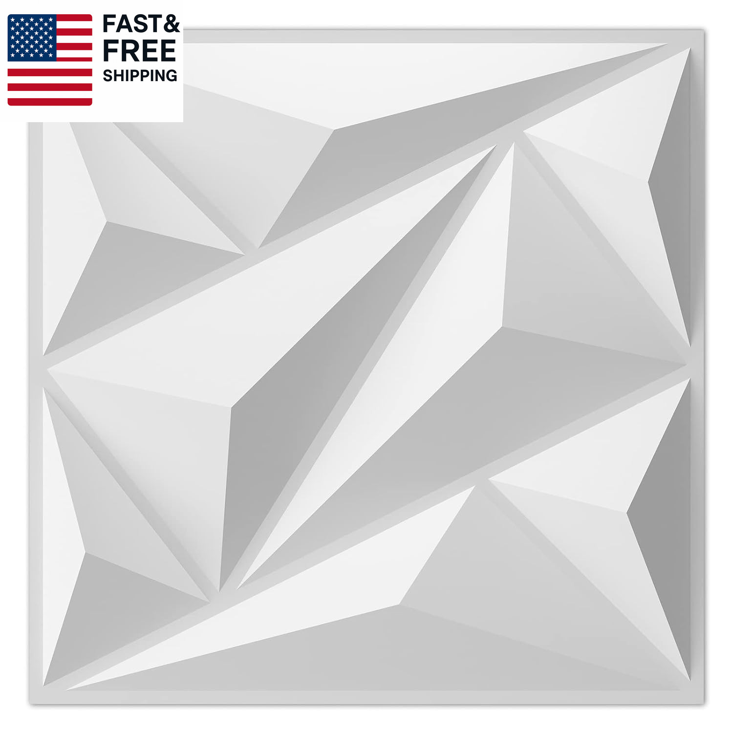 33 Pack 3D Wall Panel Diamond for Interior Wall Décor, PVC Flower Textured Wall