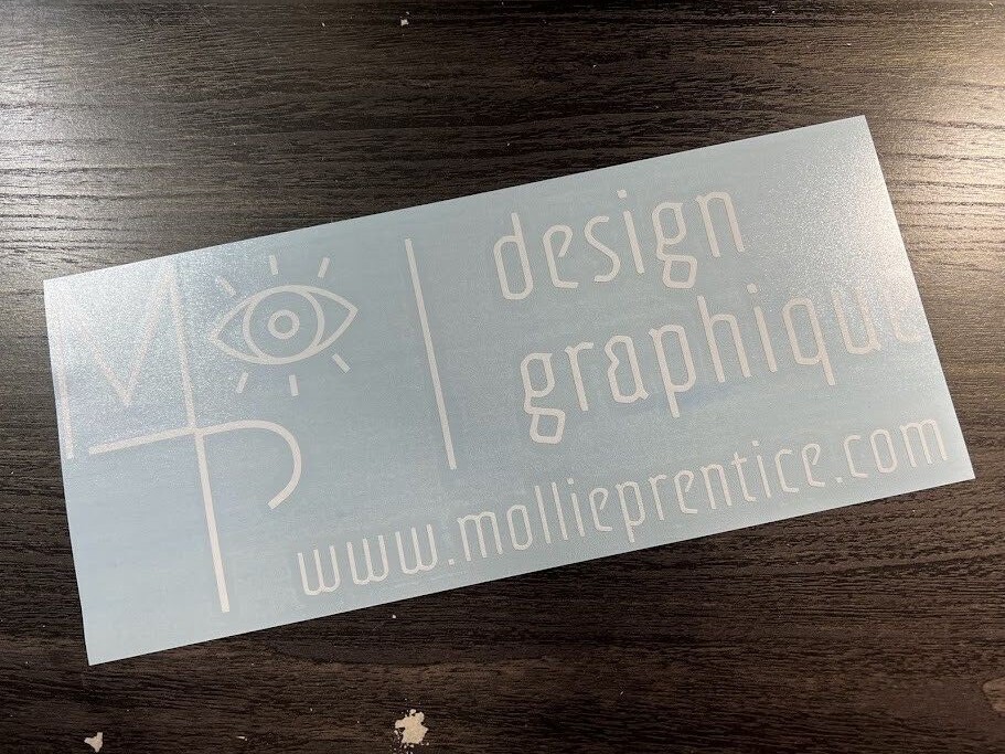 Your Logo Vinyl Decal – Any Single Color Logo Die Cut Custom Decal