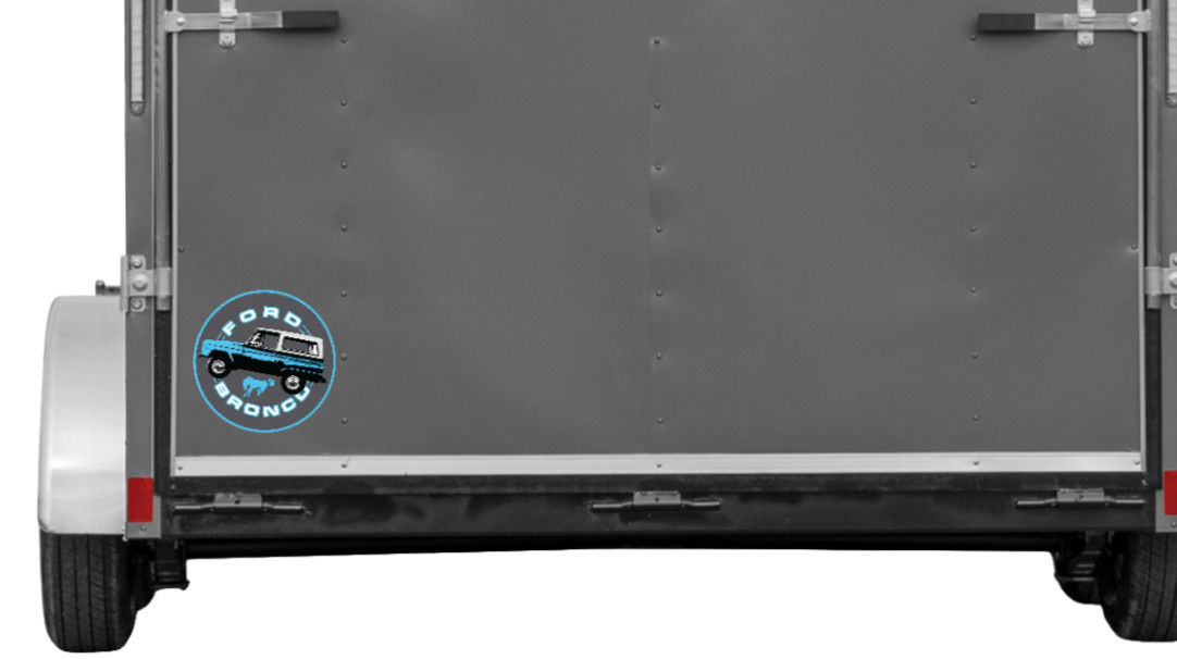 Car Classics "Ford Bronco" – 4" Vinyl Decal Sticker Handcrafted Car Truck 2025-2