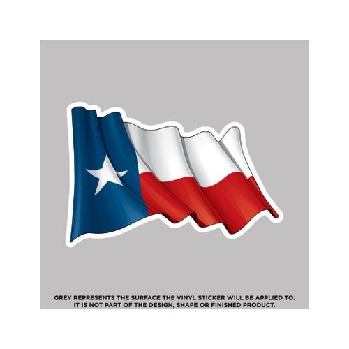 Waving Texas Flag