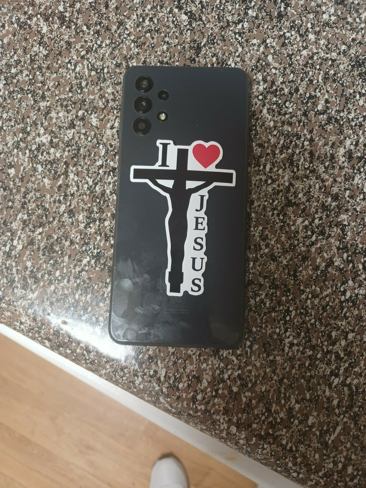 CUSTOM – I Love Jesus Sticker – Cellphone, Computer, Water Bottle Etc.