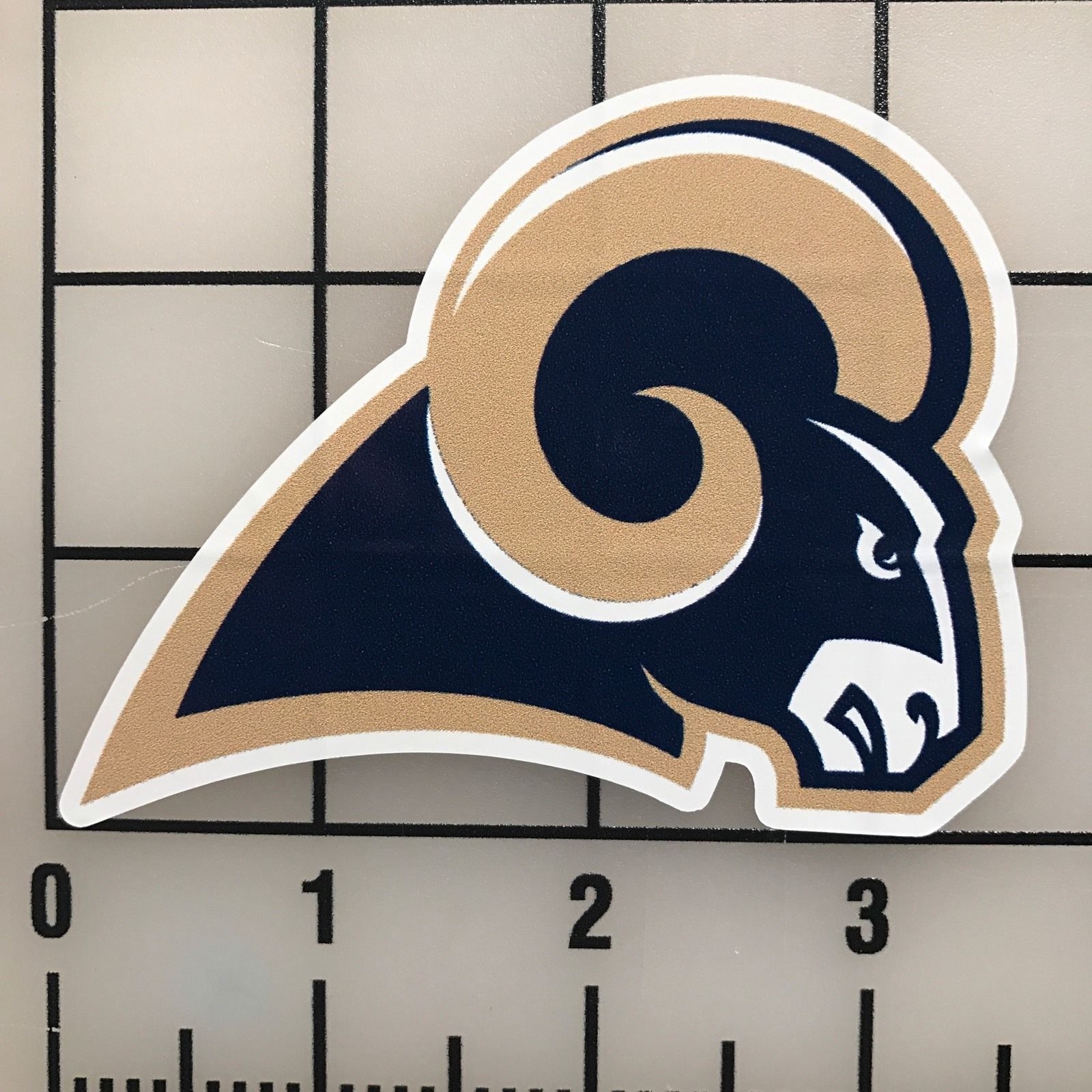 LA Rams 3.5" Wide Decal Sticker – BOGO