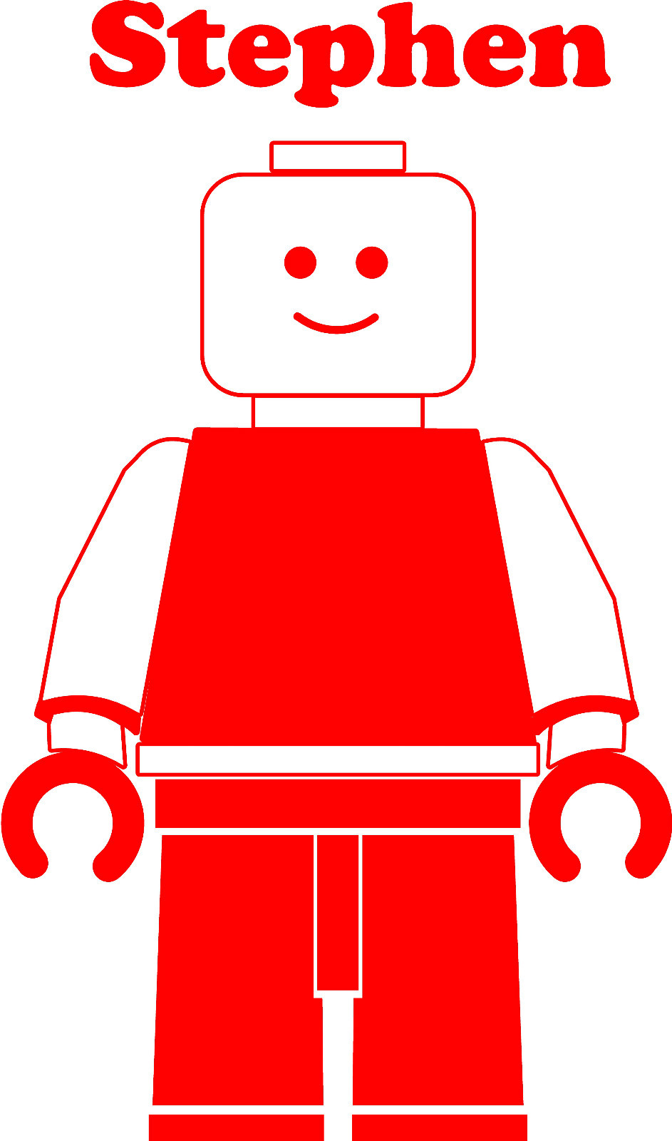 LEGO wall sticker decal bedroom wall art children design decal