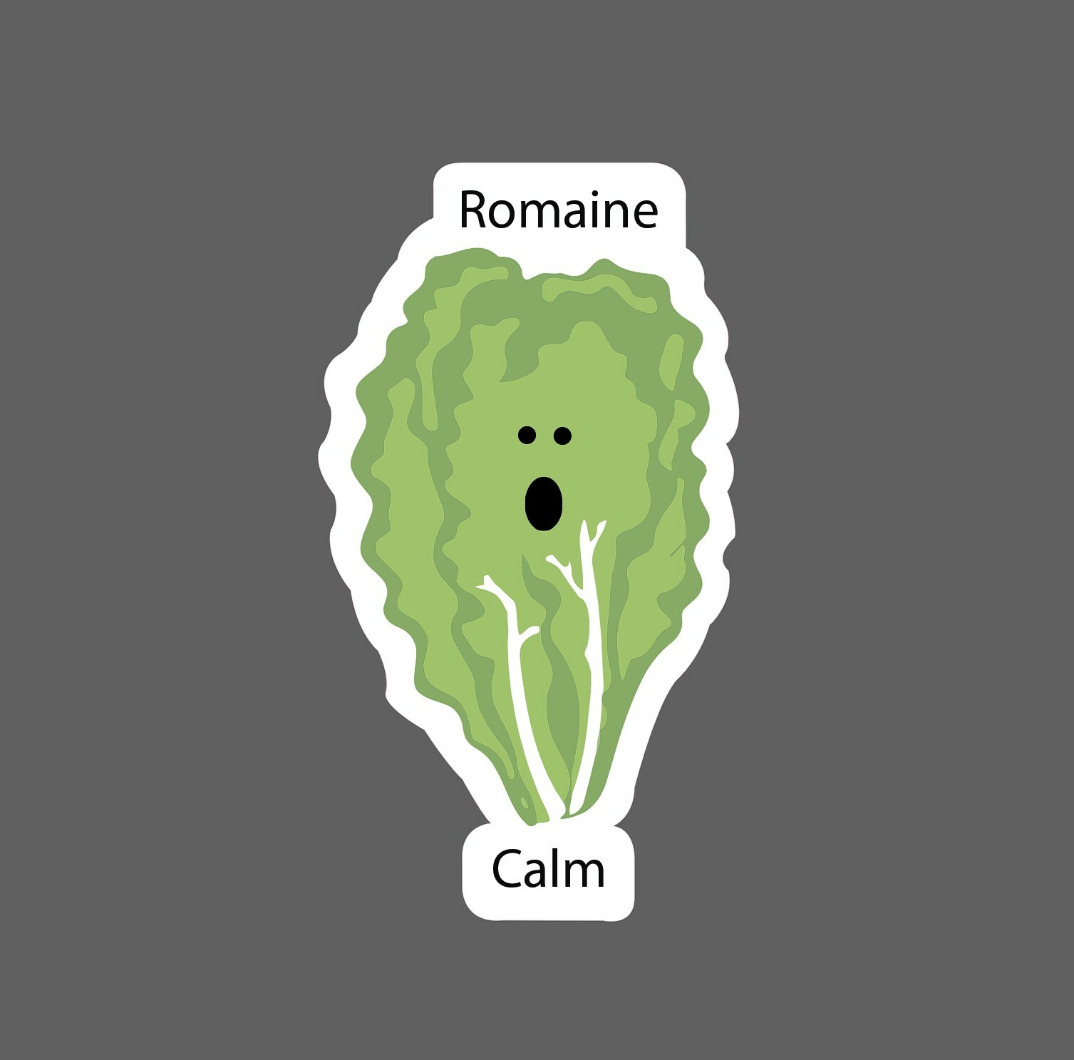 Romaine Calm Sticker Lettuce Waterproof – Buy Any 4 For $1.75 Each Storewide!