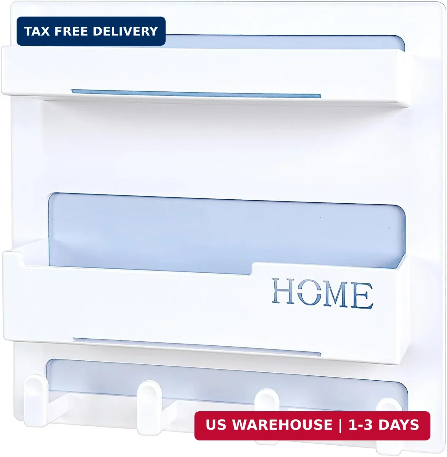 CHENYAOAI Bedside Shelf Accessories Organizer, Wall Mount Self Stick On, Cute Ro