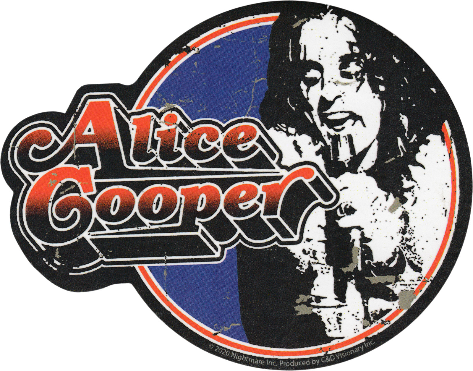 Sticker – Alice Cooper Logo Portrait Metal Rock Music Band 5.25" Decal #5822 New