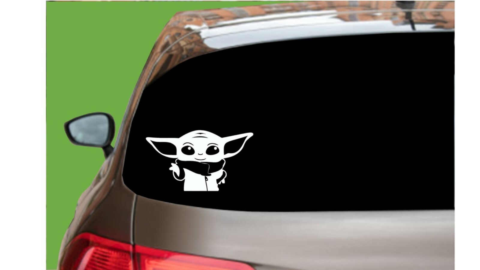 BABY YODA, GROGU, FULL, THE CHILD Decal Stickers for Cars, Window, Laptops,