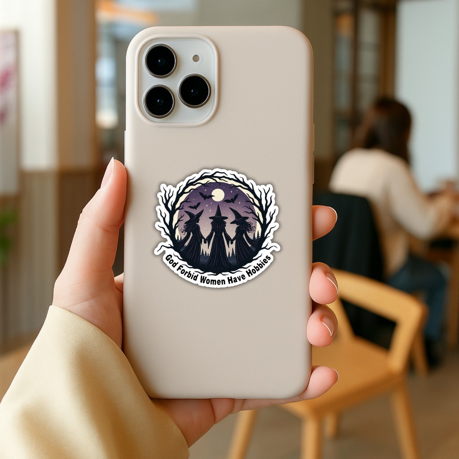 4pcs God Forbid Women Have Hobbies Stickers – Feminist Vinyl Decals