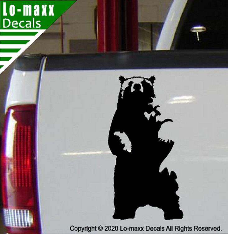 Bear Art Truck Car RVs SUV Trailer Boat Gun Case Hunting Die Cut Vinyl Decal