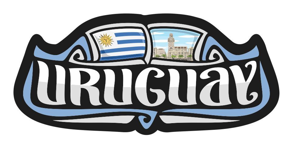 Uruguay Sticker Decal A435