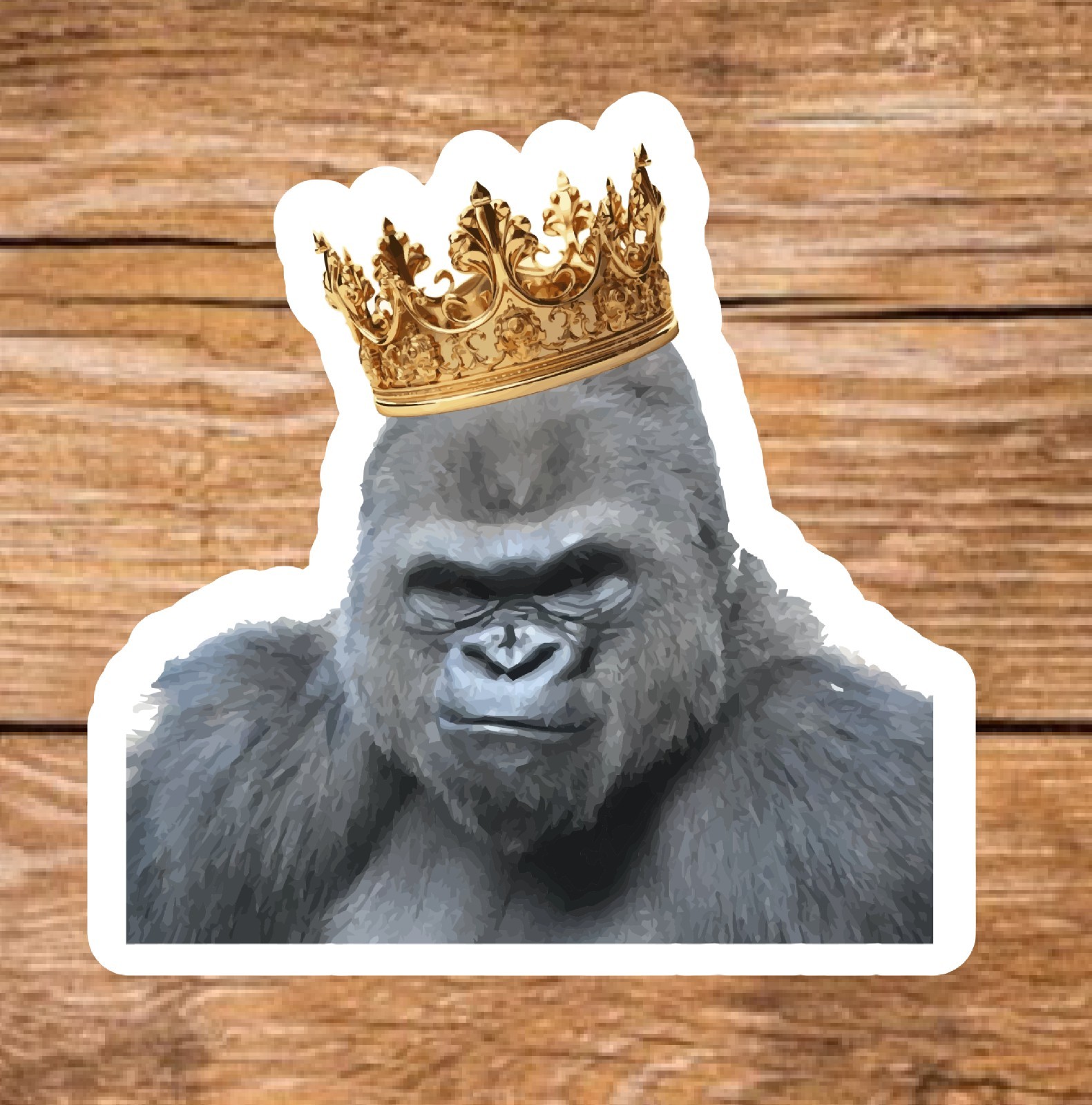 Royalty – 3 Pages (24 Sticker Set) 2in, Waterproof, Glossy Finish Vinyl.