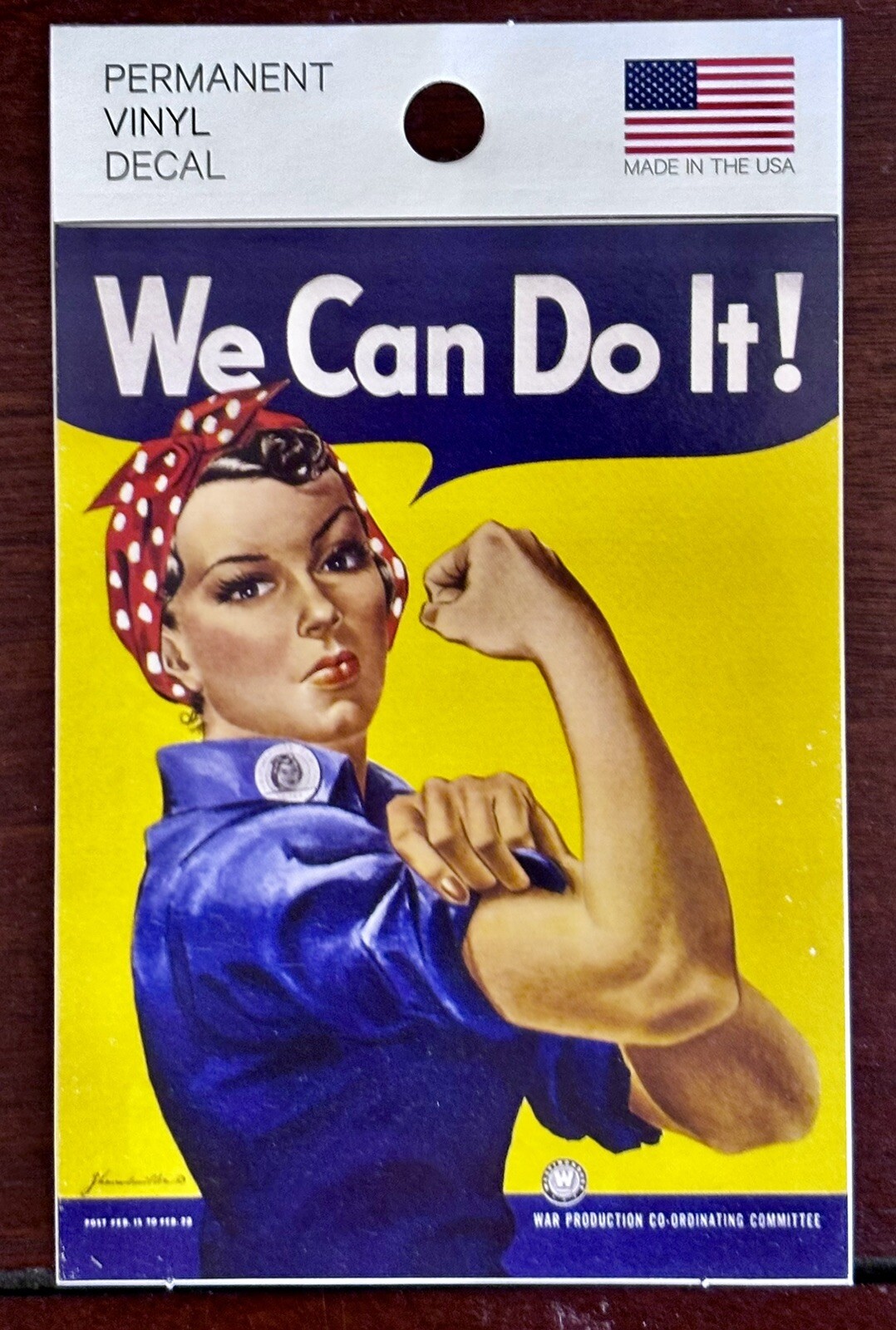 Rosie the Riveter We Can Do It & Women Of Color We Can Do it Vinyl Decals