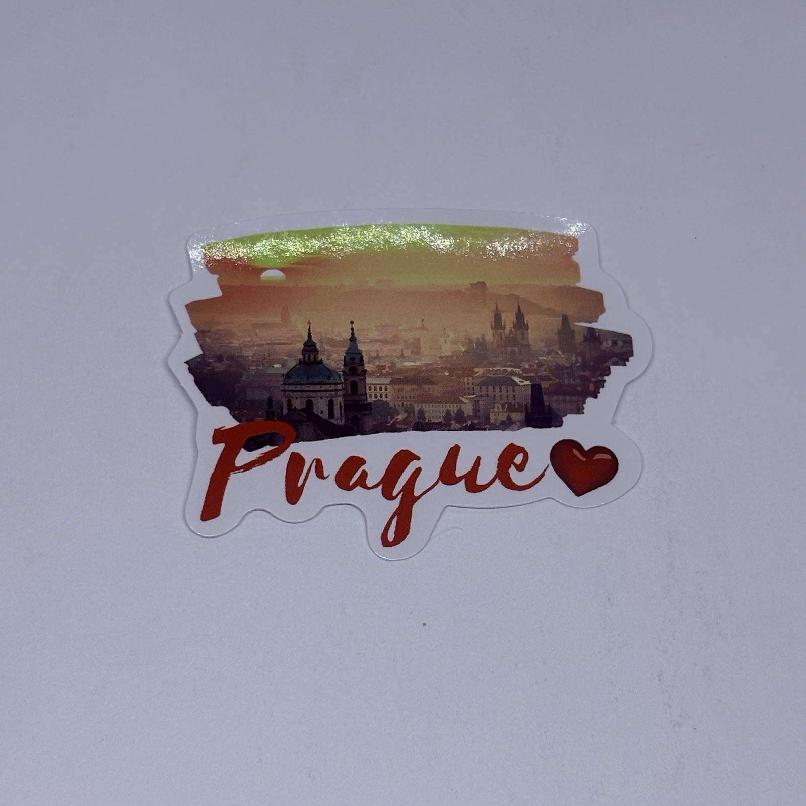 Prague Love Sticker City Landscape Night Art Decal Vinyl Country Travel Tc9