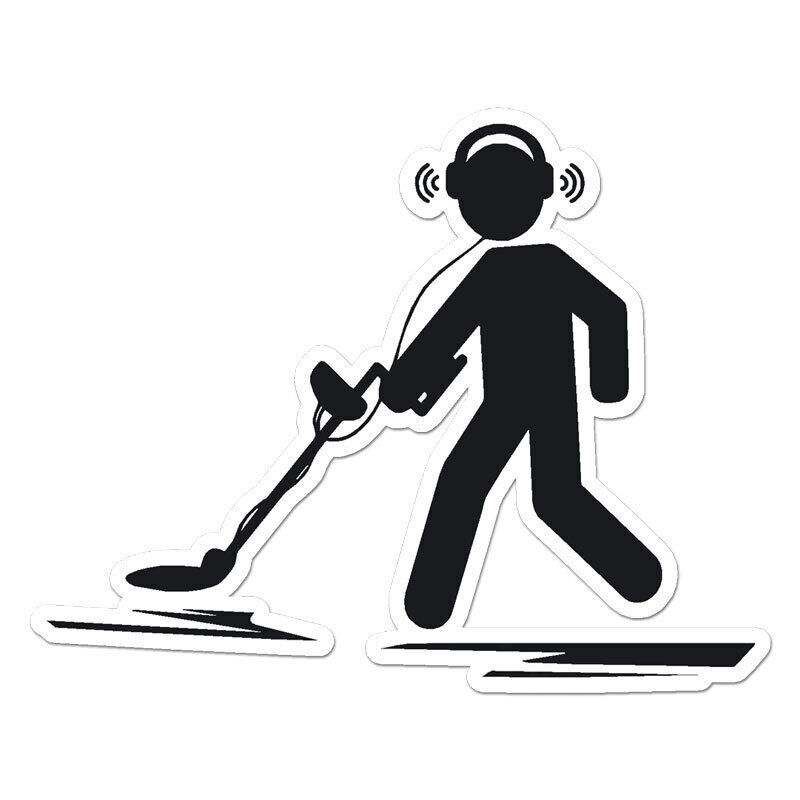 Metal Detector Sticker Decal