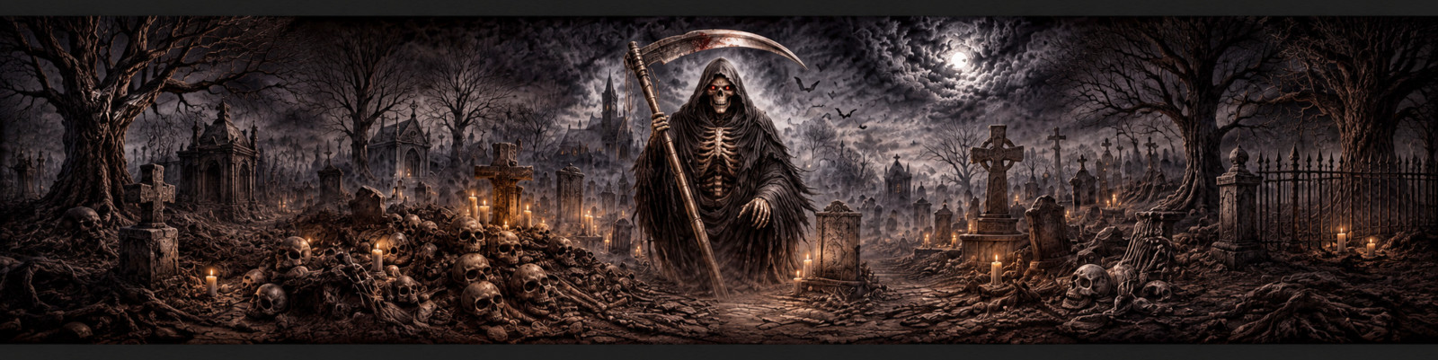 Grim Reaper Sticker Decal Custom Order 3 x 12