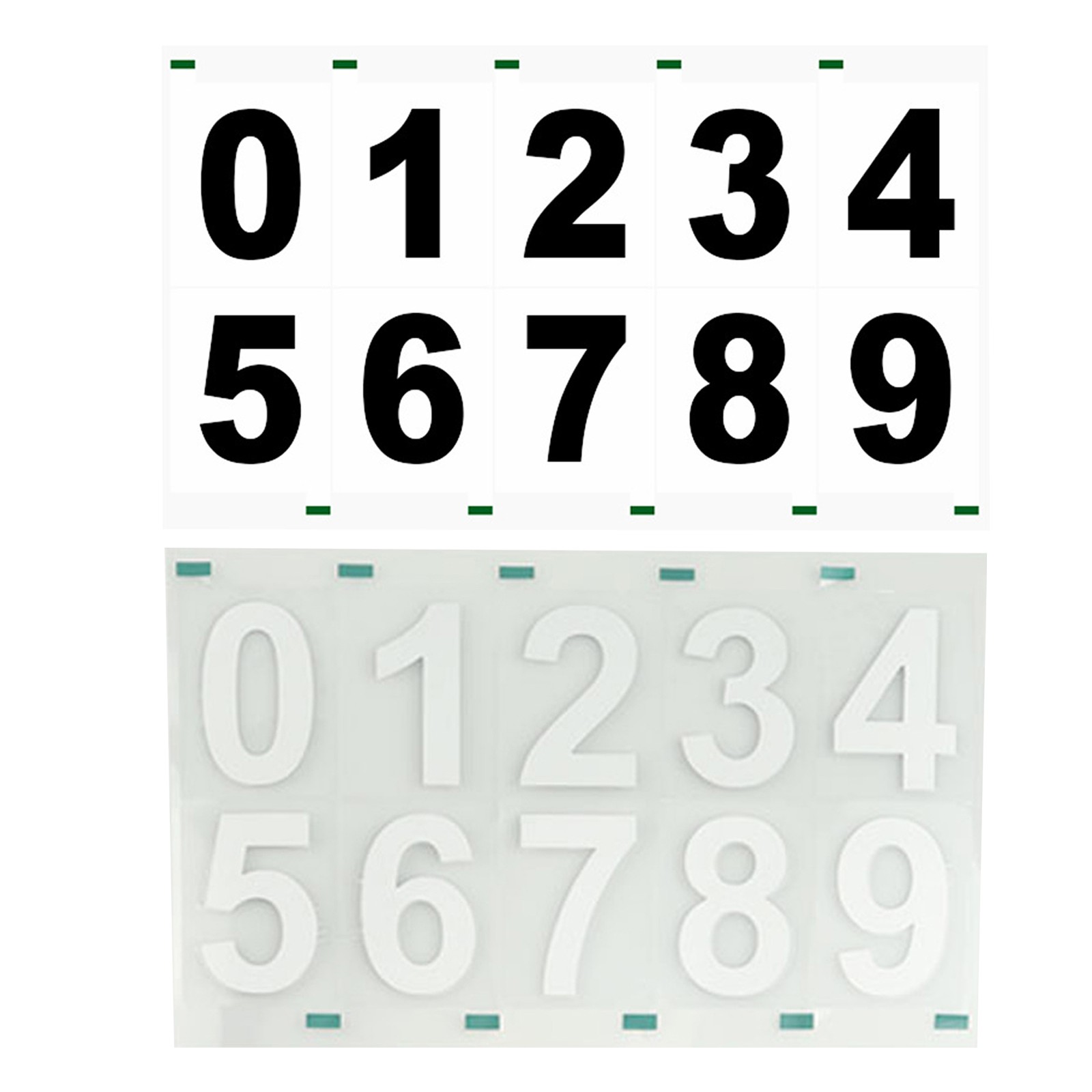 NEW License Plate Number Reflective Invisible Digital Sticker for Home Vehicle