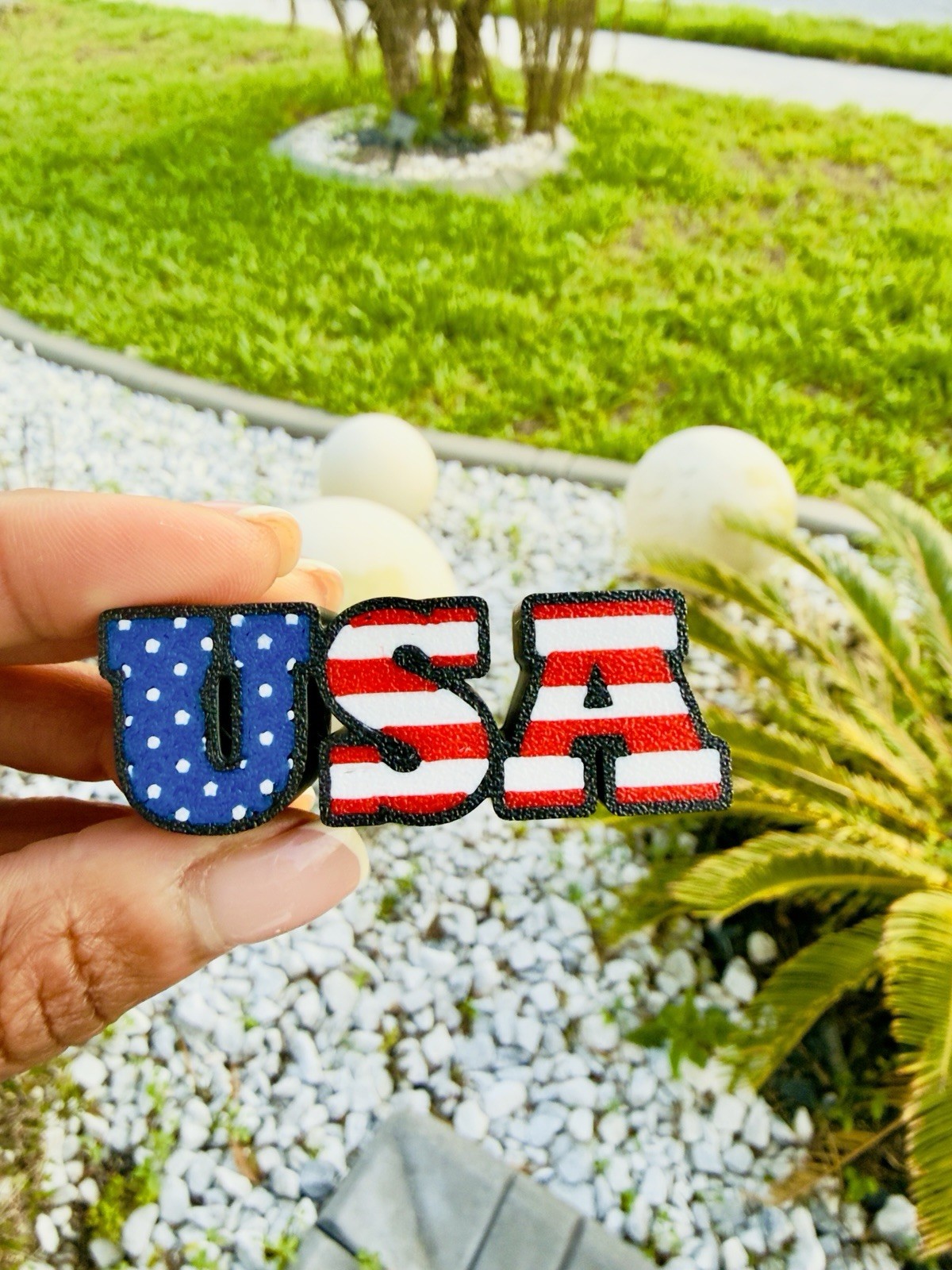 Patriotic Dad "My Hero" Vinyl Decal Sticker Stars & Stripes Red White Blue Black