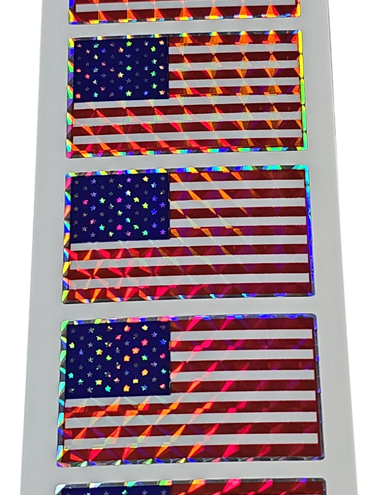 16 pcs Waterproof U.S.A. & AMERICAN FLAG Stickers 2"